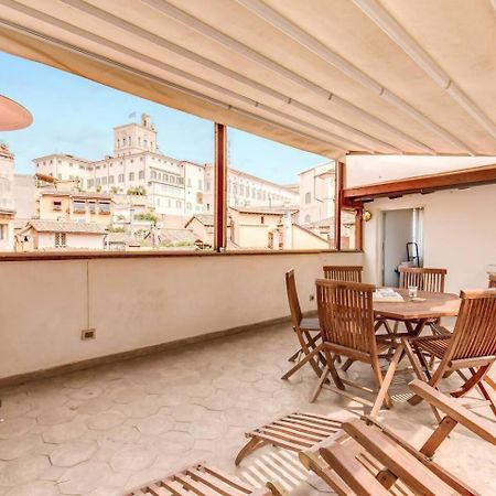 Attic With Terrace By Trevi Fountain Apartment Rome Bagian luar foto